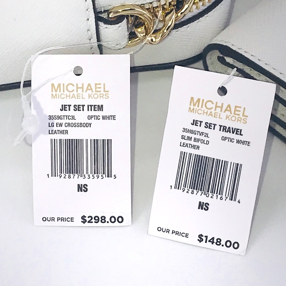 Michael Kors Jet Set Studded Crossbody Wallet Set - Picture 8 of 8